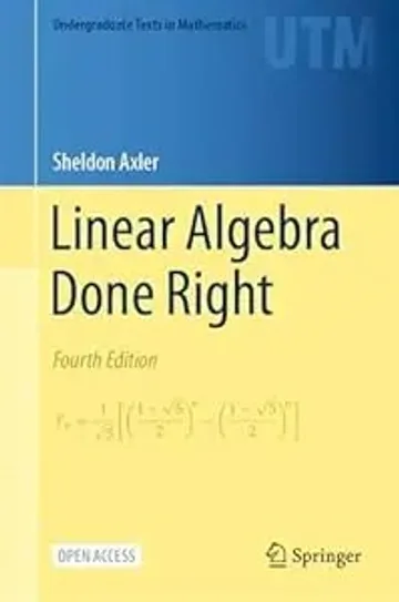 Cover of Linear Algebra Done Right